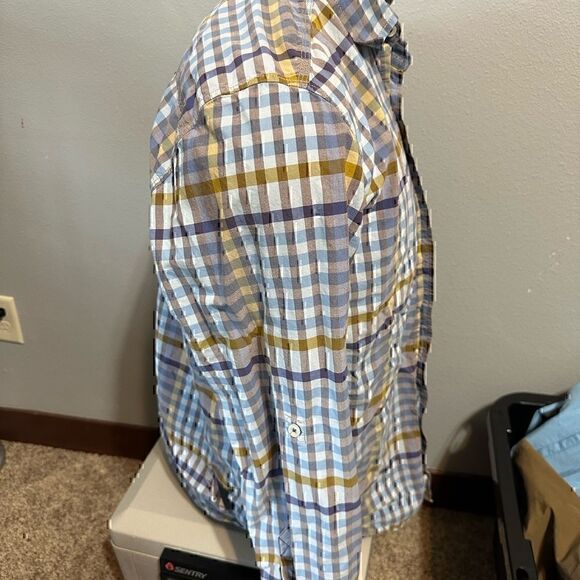 Tommy Bahama Mens Large Plaid Long Sleeve Button Down - Picture 5 of 5